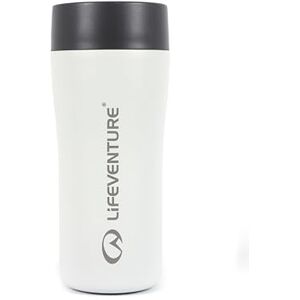 Lifeventure One-Touch Thermal Mug, 360° Push-Click Commuter Lid, 350ml, Light Grey Lifeventure One-Touch Thermal Mug, 360° Push-Click Commuter Lid, 350ml, Light Grey
