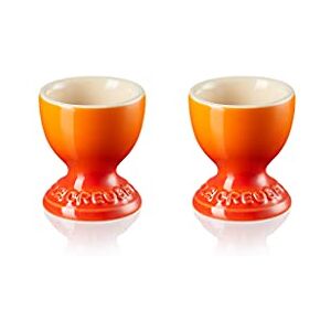 Le Creuset Stoneware Footed Egg Cups, Set of 2, 9 g, 5.3 x 5.3 x 5.9 cm, Volcanic, 89064000900003