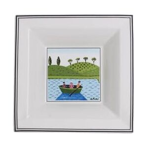 Villeroy & Boch Design Naif Gifts Square Bowl, Multi-Colour Villeroy & Boch Design Naif Gifts Square Bowl, Multi-Colour