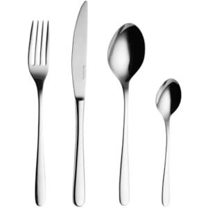 Villeroy & Boch – Essential Cutlery Set, 24-Pieces, Silver-Coloured, Dishwasher-Safe, Clear Lines for Modern Table Settings, high-Quality Stainless Steel Villeroy & Boch – Essential Cutlery Set, 24-Pieces, Silver-Coloured, Dishwasher-Safe, Clear Lines for Modern Table Settings, high-Quality Stainless Steel