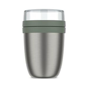 Mepal Insulated Lunch Pot Ellipse, Thermo Lunch Pot, Practical Yoghurt Cup & Soup To Go Mug, 6-8 Hours Hot & 12 Hours Cold, 500 + 200 ml, Nordic sage Mepal Insulated Lunch Pot Ellipse, Thermo Lunch Pot, Practical Yoghurt Cup & Soup To Go Mug, 6-8 Hours Hot & 12 Hours Cold, 500 + 200 ml, Nordic sage