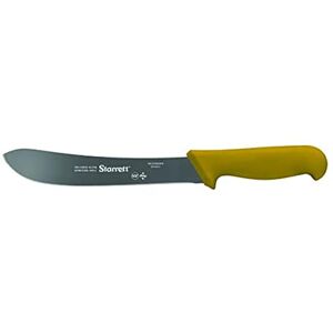 Starrett Professional Stainless Steel Chefs Steak Knives Narrow Curved Profile 8-inch (200mm) Yellow Handle Starrett Professional Stainless Steel Chefs Steak Knives Narrow Curved Profile 8-inch (200mm) Yellow Handle