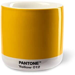 Copenhagen Design Pantone Latte Cup Double Wall Thermo Cappuccino Handleless Mug 7.44oz/220ml, Yellow 012 Copenhagen Design Pantone Latte Cup Double Wall Thermo Cappuccino Handleless Mug 7.44oz/220ml, Yellow 012