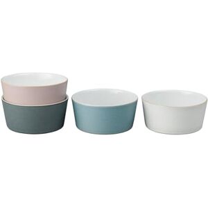 Denby Impression Mixed Colour Straight Rice Bowls Set of 4 Dishwasher Microwave Safe Modern Crockery Blue, Pink, Cream, Black Ceramic Stoneware Tableware Denby Impression Mixed Colour Straight Rice Bowls Set of 4 Dishwasher Microwave Safe Modern Crockery Blue, Pink, Cream, Black Ceramic Stoneware Tableware