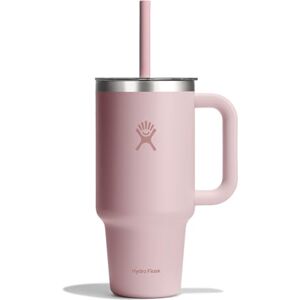 Hydro Flask – Travel Tumbler 946 ml (32 oz) with Clear Press-in Straw Lid – Stainless Steel – Double Wall Vacuum Insulated – Splash Resistant – Trillium Hydro Flask – Travel Tumbler 946 ml (32 oz) with Clear Press-in Straw Lid – Stainless Steel – Double Wall Vacuum Insulated – Splash Resistant – Trillium