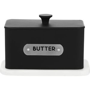 Premier Housewares Rectangular Butter Dish Metal Build Butter Dish With Lid For Dining Table Elegant Design Butter Dish For Breakfast Versatile Butter Dish For Kitchen Premier Housewares Rectangular Butter Dish Metal Build Butter Dish With Lid For Dining Table Elegant Design Butter Dish For Breakfast Versatile Butter Dish For Kitchen