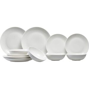 Royal Doulton Gordon Ramsay Maze White Collection Stoneware Set of 12 Dinner Plates, Side Plates, & Cereal Bowls Ideal for Breakfast, Lunch and Dinner Royal Doulton Gordon Ramsay Maze White Collection Stoneware Set of 12 Dinner Plates, Side Plates, & Cereal Bowls Ideal for Breakfast, Lunch and Dinner