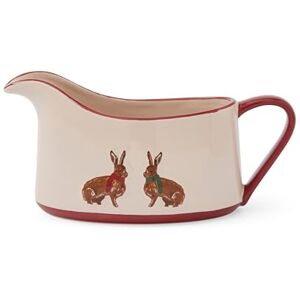 Cooksmart Heritage Hare Gravy Boat Ceramic Sauce Serving Boat for Gravy, Sauces & Dressings Durable Large Ceramic Bowl with Rustic Hare Design Stylish Tableware for Everyday & Festive Dining Cooksmart Heritage Hare Gravy Boat Ceramic Sauce Serving Boat for Gravy, Sauces & Dressings Durable Large Ceramic Bowl with Rustic Hare Design Stylish Tableware for Everyday & Festive Dining