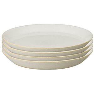 Denby Impression Cream Medium Plates Set of 4 Dishwasher Microwave Safe Crockery Ceramic Stoneware Tableware Plates For Lunch & Dinner Denby Impression Cream Medium Plates Set of 4 Dishwasher Microwave Safe Crockery Ceramic Stoneware Tableware Plates For Lunch & Dinner