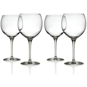 Alessi SG119/0S4 Mami XL Set of 4 Red Wine Glasses in Crystal Glass, 4 Units (Pack of 1) Alessi SG119/0S4 Mami XL Set of 4 Red Wine Glasses in Crystal Glass, 4 Units (Pack of 1)