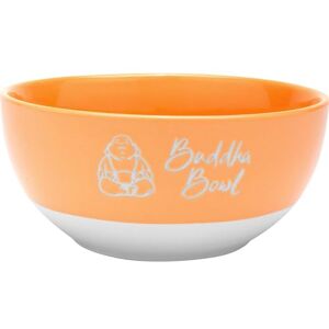 GRUSS & CO Bowl with Buddah Motif, Stoneware Bowl, Coloured Glazed, with garvur and Saying, 60 cl, Orange, Breakfast, Cereal Bowl, Birthday Gift 48957 GRUSS & CO Bowl with Buddah Motif, Stoneware Bowl, Coloured Glazed, with garvur and Saying, 60 cl, Orange, Breakfast, Cereal Bowl, Birthday Gift 48957
