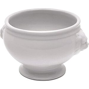 Genware LH1-W Lion-Head Soup Bowl, White, 14 oz. Capacity, 11 cm Width, Pack of 6 Genware LH1-W Lion-Head Soup Bowl, White, 14 oz. Capacity, 11 cm Width, Pack of 6