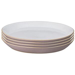 Denby Impression Pink Medium Plates Set of 4 Dishwasher Microwave Safe Crockery Ceramic Stoneware Tableware Plates For Lunch & Dinner Denby Impression Pink Medium Plates Set of 4 Dishwasher Microwave Safe Crockery Ceramic Stoneware Tableware Plates For Lunch & Dinner