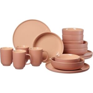 Ritzenhoff & Breker Jasper Dinner Set 16 Pieces Powder Stoneware Plates Bowls and Cups for 4 People Ritzenhoff & Breker Jasper Dinner Set 16 Pieces Powder Stoneware Plates Bowls and Cups for 4 People