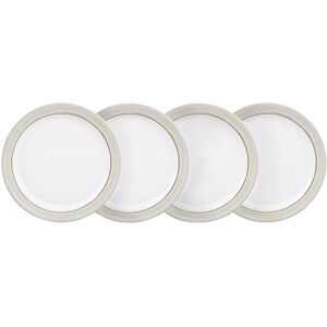 Denby 375041104 Natural Canvas Plate Set, Cream, Medium, Set of 4 Denby 375041104 Natural Canvas Plate Set, Cream, Medium, Set of 4