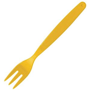 Olympia Kristallon Plastic Reusable Forks Yellow (12 Pack) Durable Cutlery Dishwasher Safe DL119 Olympia Kristallon Plastic Reusable Forks Yellow (12 Pack) Durable Cutlery Dishwasher Safe DL119