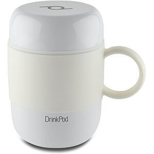 Drink Pod DrinkPod LGB-280W Pioneer Stainless Steel Vacuum Insulated Leak-Proof Drinkpod Capsule Flask 6 Hours Hot 24 Hours Cold, White, 0.28 Litre Drink Pod DrinkPod LGB-280W Pioneer Stainless Steel Vacuum Insulated Leak-Proof Drinkpod Capsule Flask 6 Hours Hot 24 Hours Cold, White, 0.28 Litre