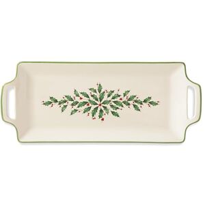 Lenox 879348 Holiday Entertaining Hors D'Oeuvre Tray, Porcelain, Multicolor Lenox 879348 Holiday Entertaining Hors D'Oeuvre Tray, Porcelain, Multicolor