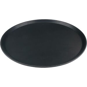 Grunwerg Non-Slip Round Food and Drink Plastic Serving Tray with High Grip Rubber Surface, 18 Inch Diameter Grunwerg Non-Slip Round Food and Drink Plastic Serving Tray with High Grip Rubber Surface, 18 Inch Diameter