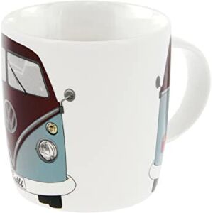 BRISA VW Collection Volkswagen Large Ceramic Coffee-Tea-Cappuccino Mug Cup in T1 Bus Design (370 ml/12.5 fl oz/Bus Front/Petrol & Brown) BRISA VW Collection Volkswagen Large Ceramic Coffee-Tea-Cappuccino Mug Cup in T1 Bus Design (370 ml/12.5 fl oz/Bus Front/Petrol & Brown)