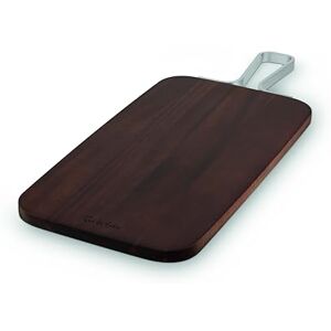 Sur La Table Core Rectangular Paddle Board, Serving Board, Acacia Wood, Brushed Nickel Handle, Walnut Colour Sur La Table Core Rectangular Paddle Board, Serving Board, Acacia Wood, Brushed Nickel Handle, Walnut Colour