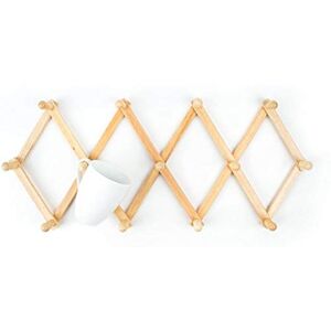Fox Run Expanding Beechwood Coffee Mug Wall Rack, Brown Fox Run Expanding Beechwood Coffee Mug Wall Rack, Brown
