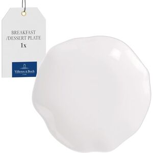 Villeroy & Boch – Pura Breakfast/Dessert Plate, Approx. 22 × 22 × 2.5 cm, Pure White, Dishwasher-Safe & Microwave-Safe, Flowing Shape, Premium Bone Porcelain Made in Germany Villeroy & Boch – Pura Breakfast/Dessert Plate, Approx. 22 × 22 × 2.5 cm, Pure White, Dishwasher-Safe & Microwave-Safe, Flowing Shape, Premium Bone Porcelain Made in Germany