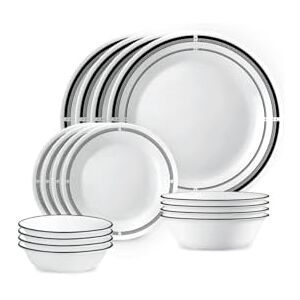 Corelle Brasserie 16 pc Dinnerware Set, Service for 4 Corelle Brasserie 16 pc Dinnerware Set, Service for 4