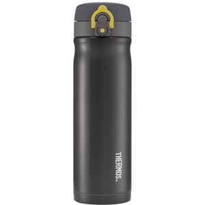 Thermos Charcoal Direct Drink Flask (470ml) Reusable Insulated Stainless Steel Thermal Coffee Cup for Hot or Cold Drinks, Vacuum Sealed Water Flask with a Leak-Proof Lid, 10hr Hot/24hr Cold Thermos Charcoal Direct Drink Flask (470ml) Reusable Insulated Stainless Steel Thermal Coffee Cup for Hot or Cold Drinks, Vacuum Sealed Water Flask with a Leak-Proof Lid, 10hr Hot/24hr Cold