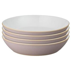 Denby Impression Pink Pasta Bowls Set of 4 Dishwasher Microwave Safe Crockery Ceramic Stoneware Tableware Denby Impression Pink Pasta Bowls Set of 4 Dishwasher Microwave Safe Crockery Ceramic Stoneware Tableware