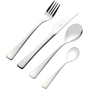 Viners Darwin Cutlery Set Premium 18/10 Stainless Steel Set of 16 Pieces Silver Mirror Finish Serves 4 Dishwasher Safe Gift Boxed Dinnerware Viners Darwin Cutlery Set Premium 18/10 Stainless Steel Set of 16 Pieces Silver Mirror Finish Serves 4 Dishwasher Safe Gift Boxed Dinnerware