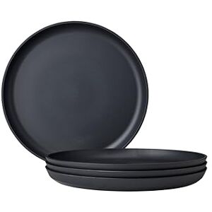 Mepal Breakfast plate 4 pieces Silueta Dishwasher & microwave resistant Plastic plates Dinner plates Tableware 23 cm Nordic black Mepal Breakfast plate 4 pieces Silueta Dishwasher & microwave resistant Plastic plates Dinner plates Tableware 23 cm Nordic black