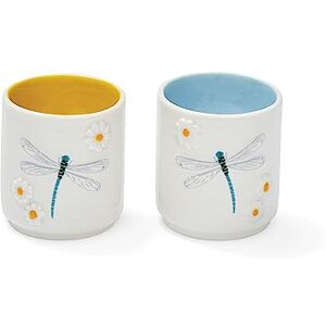 Cooksmart British Designed Pack of 2 Stackable Egg Cups Ceramic Egg Cup for Breakfast Egg Poacher Cups for All Types of Kitchen English Meadow Cooksmart British Designed Pack of 2 Stackable Egg Cups Ceramic Egg Cup for Breakfast Egg Poacher Cups for All Types of Kitchen English Meadow
