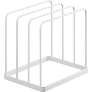 YAMAZAKI 5052 TOWER Tray Stand, white, Steel, Minimalist, 19.5 x 16 x 19.5 cm YAMAZAKI 5052 TOWER Tray Stand, white, Steel, Minimalist, 19.5 x 16 x 19.5 cm