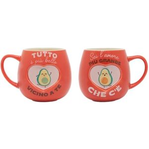 Mr. Wonderful WOA2313446IT Mr.Wonderful Set of 2 Mugs-Everything is More Beautiful Near You. You are The Greatest Love There is, Ceramic Mr. Wonderful WOA2313446IT Mr.Wonderful Set of 2 Mugs-Everything is More Beautiful Near You. You are The Greatest Love There is, Ceramic