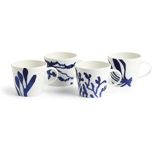 Royal Doulton 1815 Pacific Mug 400ml 13.5oz 2025 Mixed Patterns Blue Set of 4 Royal Doulton 1815 Pacific Mug 400ml 13.5oz 2025 Mixed Patterns Blue Set of 4
