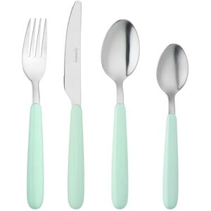 Grunwerg Bistro Cutlery, 16 Piece Set, 18/0 Stainless Steel, Rounded Handle, Blue Grunwerg Bistro Cutlery, 16 Piece Set, 18/0 Stainless Steel, Rounded Handle, Blue