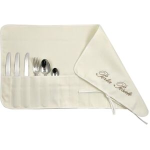 MAGIE DI CASA Unique Beige Cloth Cutlery Holder MAGIE DI CASA Unique Beige Cloth Cutlery Holder