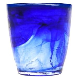 H&H H+H 6 bicchieri in vetro alabastro Cobalto cl23 H&H H+H 6 bicchieri in vetro alabastro Cobalto cl23