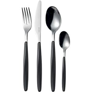 Guzzini Black 24 Piece Cutlery Set My Fusion,16.8x7.5x25.5 cm Guzzini Black 24 Piece Cutlery Set My Fusion,16.8x7.5x25.5 cm