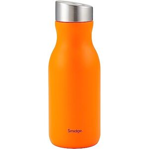 Smidge Reusable Water Bottle 350ml Citrus – Insulated Stainless Steel Flask for Hot & Cold Drinks, Leakproof & BPA-Free, No Metallic Taste Smidge Reusable Water Bottle 350ml Citrus – Insulated Stainless Steel Flask for Hot & Cold Drinks, Leakproof & BPA-Free, No Metallic Taste