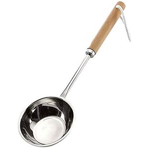 Eliga Ladle with Stainless Steel Trough and Wooden Handle Eliga Ladle with Stainless Steel Trough and Wooden Handle