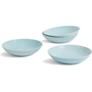 Royal Doulton Pasta Bowls, Stoneware, Designed to Mix & Match, Gordon Ramsay Maze Pasta Bowl 24cm 9.5in Blue, Set of 4 Royal Doulton Pasta Bowls, Stoneware, Designed to Mix & Match, Gordon Ramsay Maze Pasta Bowl 24cm 9.5in Blue, Set of 4