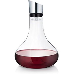 blomus Stainless Steel Alpha Glass Wine Decanting Carafe, Silver/Transparent/Black blomus Stainless Steel Alpha Glass Wine Decanting Carafe, Silver/Transparent/Black