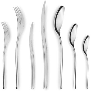 KARACA Dora 84 Piece 12 People 316+ Premium Cutlery Set, Stylish, Rustproof, Robust, Long-Lasting, Corrosion-Resistant, Dishwasher Safe, Retains Its Shine KARACA Dora 84 Piece 12 People 316+ Premium Cutlery Set, Stylish, Rustproof, Robust, Long-Lasting, Corrosion-Resistant, Dishwasher Safe, Retains Its Shine