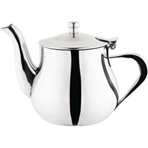 Olympia Arabian Tea Pot Stainless Steel 13Oz Infuser for Better Experience Olympia Arabian Tea Pot Stainless Steel 13Oz Infuser for Better Experience