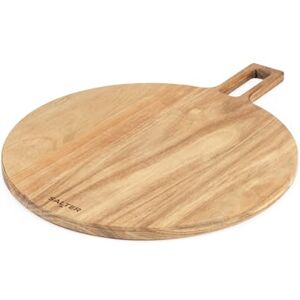 Salter BW13692EU7 Toronto Pizza Board – Acacia Wood Pizza Cutting Board with Paddle Handle, Round Serving Charcuterie & Grazing Board, FSC®- Certified Wood, Easy Hanging Loop Storage, Easy Wipe Clean Salter BW13692EU7 Toronto Pizza Board – Acacia Wood Pizza Cutting Board with Paddle Handle, Round Serving Charcuterie & Grazing Board, FSC®- Certified Wood, Easy Hanging Loop Storage, Easy Wipe Clean