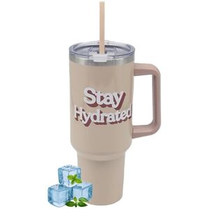 Lesser & Pavey The Leonardo Collection Stay Hydrated Double Walled Stainless Steel Drink Cup 1200ml for Kitchen Lovely Coffee Cup Set for Home & Office Coffee & Tea Cups for Enjoying Hot Drinks Lesser & Pavey The Leonardo Collection Stay Hydrated Double Walled Stainless Steel Drink Cup 1200ml for Kitchen Lovely Coffee Cup Set for Home & Office Coffee & Tea Cups for Enjoying Hot Drinks