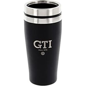 BRISA VW Collection Insulated Stainless Steel Thermo Drinking Cup in VW GTI Design, Double-Walled (450ml/15.2 fl oz/GTI The Legend/Black) BRISA VW Collection Insulated Stainless Steel Thermo Drinking Cup in VW GTI Design, Double-Walled (450ml/15.2 fl oz/GTI The Legend/Black)