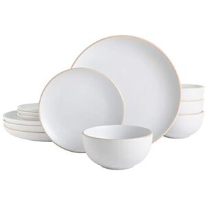 Gibson Home Rockaway Round Stoneware Dinnerware Set - Dinnerware Set Gibson Home Rockaway Round Stoneware Dinnerware Set - Dinnerware Set